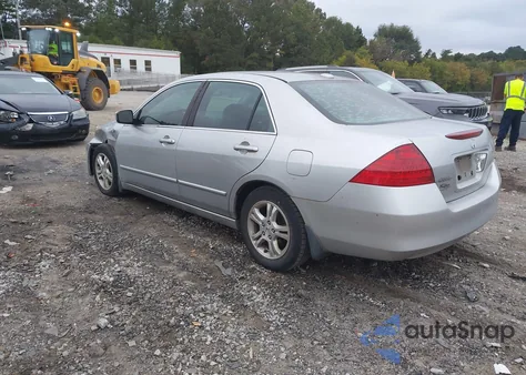 2007 Honda Accord 2.4 Ex из США, поврежденный, VIN 1HGCM56847A142028